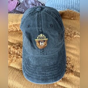 Smokey the Bear Gray Baseball Cap